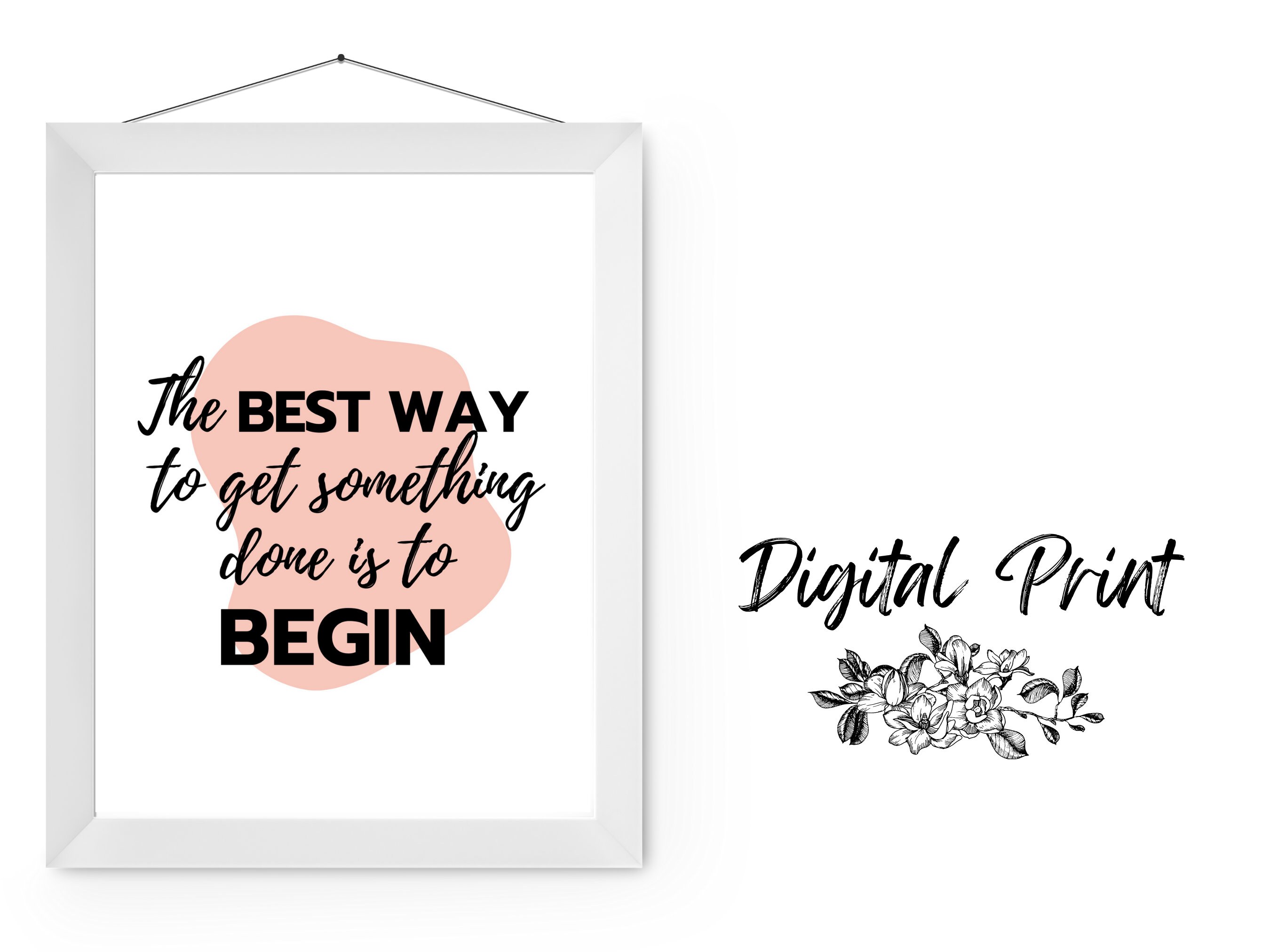 The Best Way To Get Something Done Pdf Printable Digital Etsy