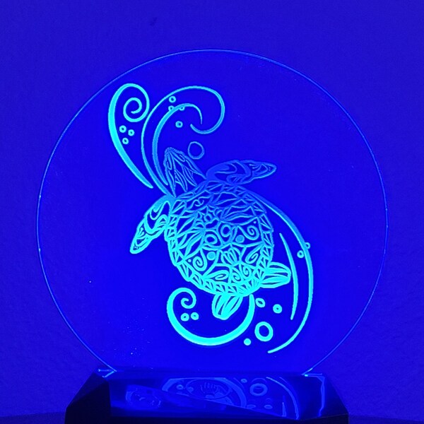 Turtle Night Light Etsy