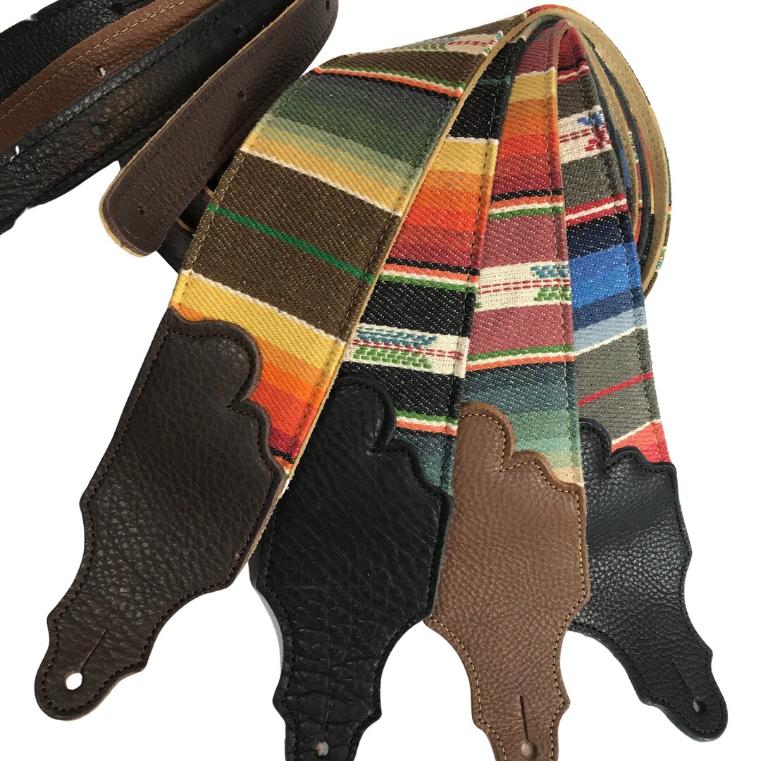 3 Saddle Blanket Guitar Strap Etsy