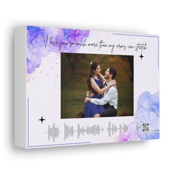 Custom Dynamic QR Code Soundwave Display Photo QR Code With - Etsy