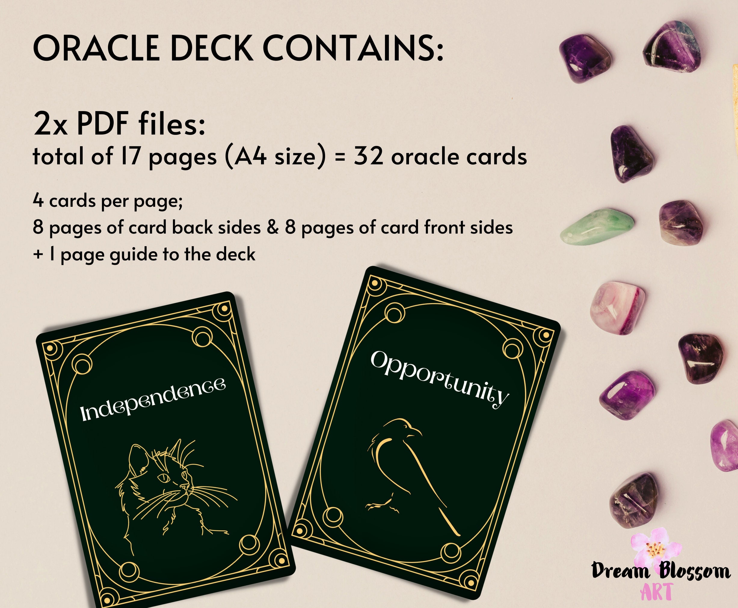Printable Oracle Deck PDF Digital - Il Fullxfull.3712902708 Vg1x 