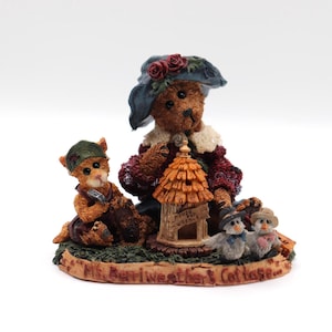 Figura vintage de los osos de Boyd: Cabaña de la Sra. Berriweather, edición limitada