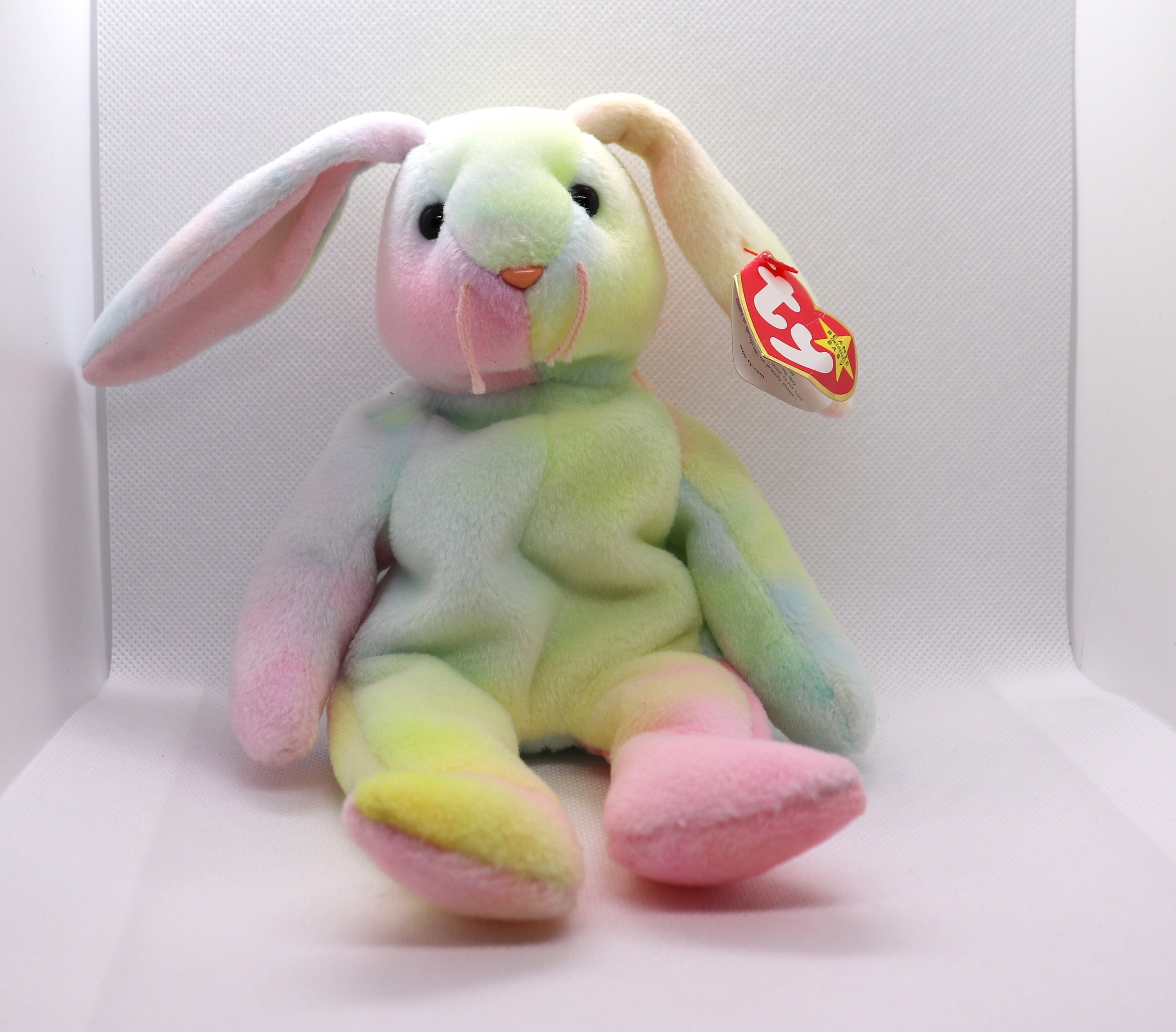 Rainbow bunny beanie sale baby