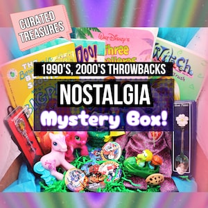 Vintage Nostalgia Mystery Box – 90s Toys, Beanie Baby, VHS, Y2K Collectibles Surprise Bundle