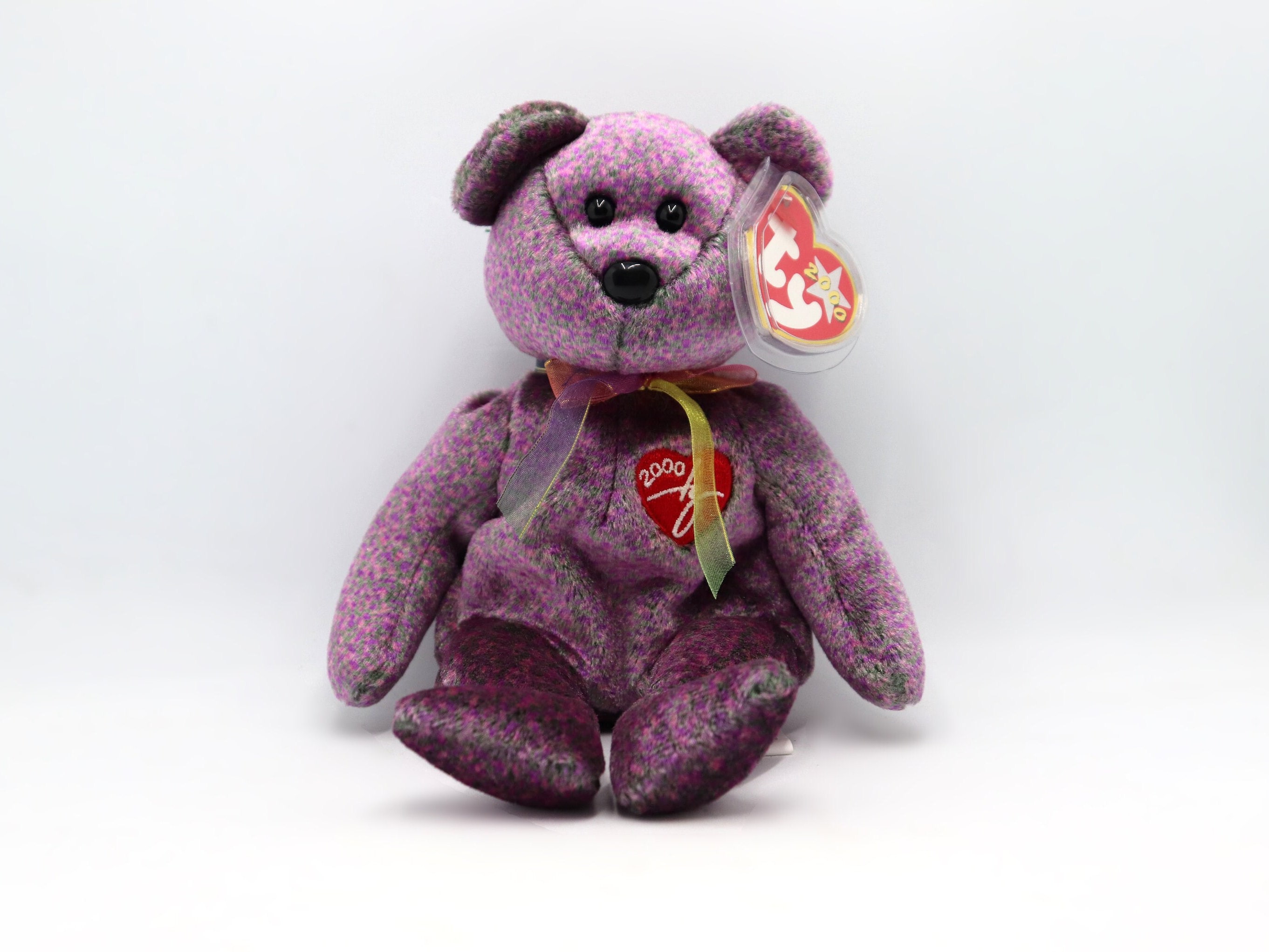 Vintage TY Beanie Baby 'year of 2000' Signature Year Purple