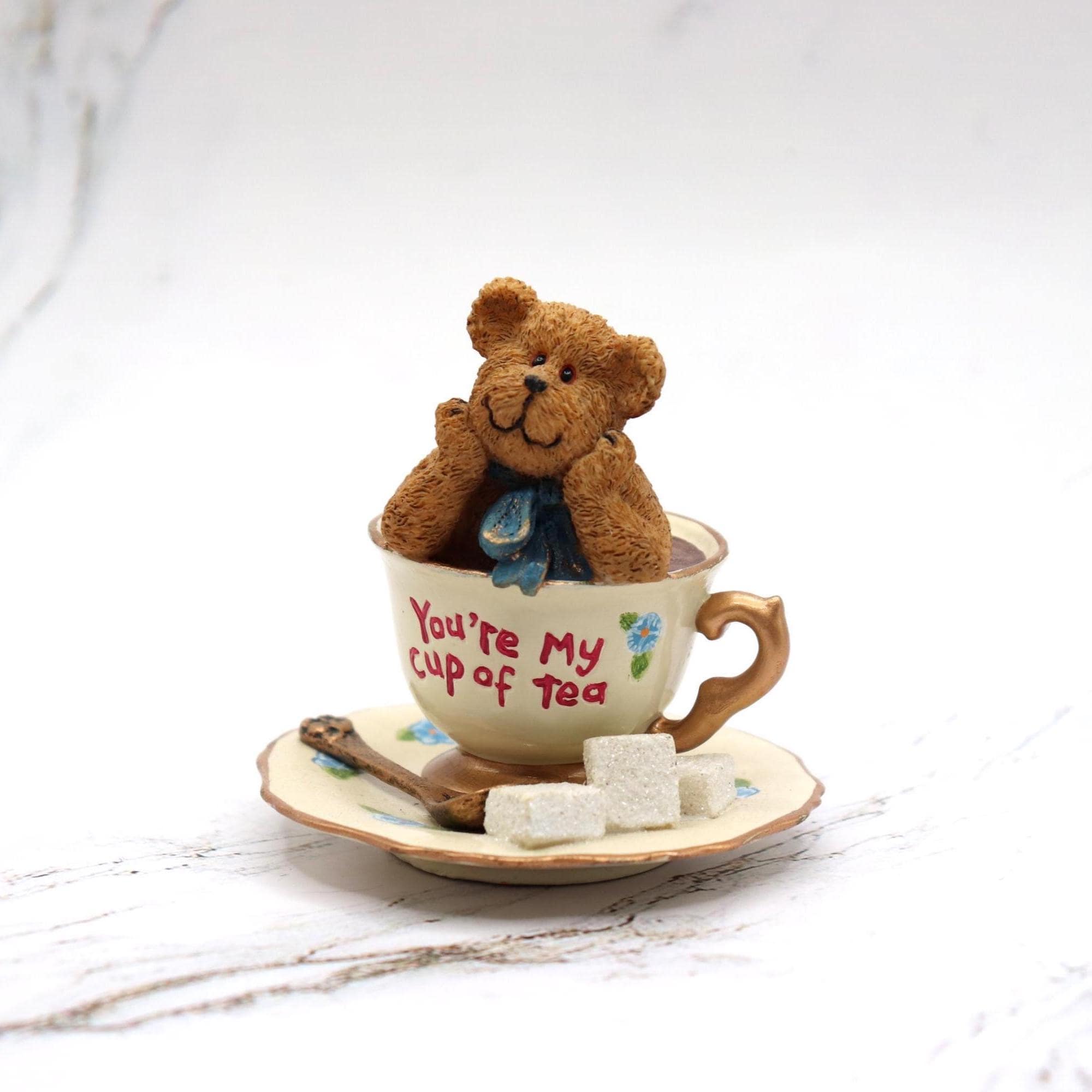 Vintage Boyd's Bears Pekoe Tea Bearies Figurine (2003) W/ Box - Etsy