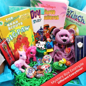 Vintage Nostalgia Mystery Box – 90s Toys, Beanie Baby, VHS, Y2K Collectibles Surprise Bundle