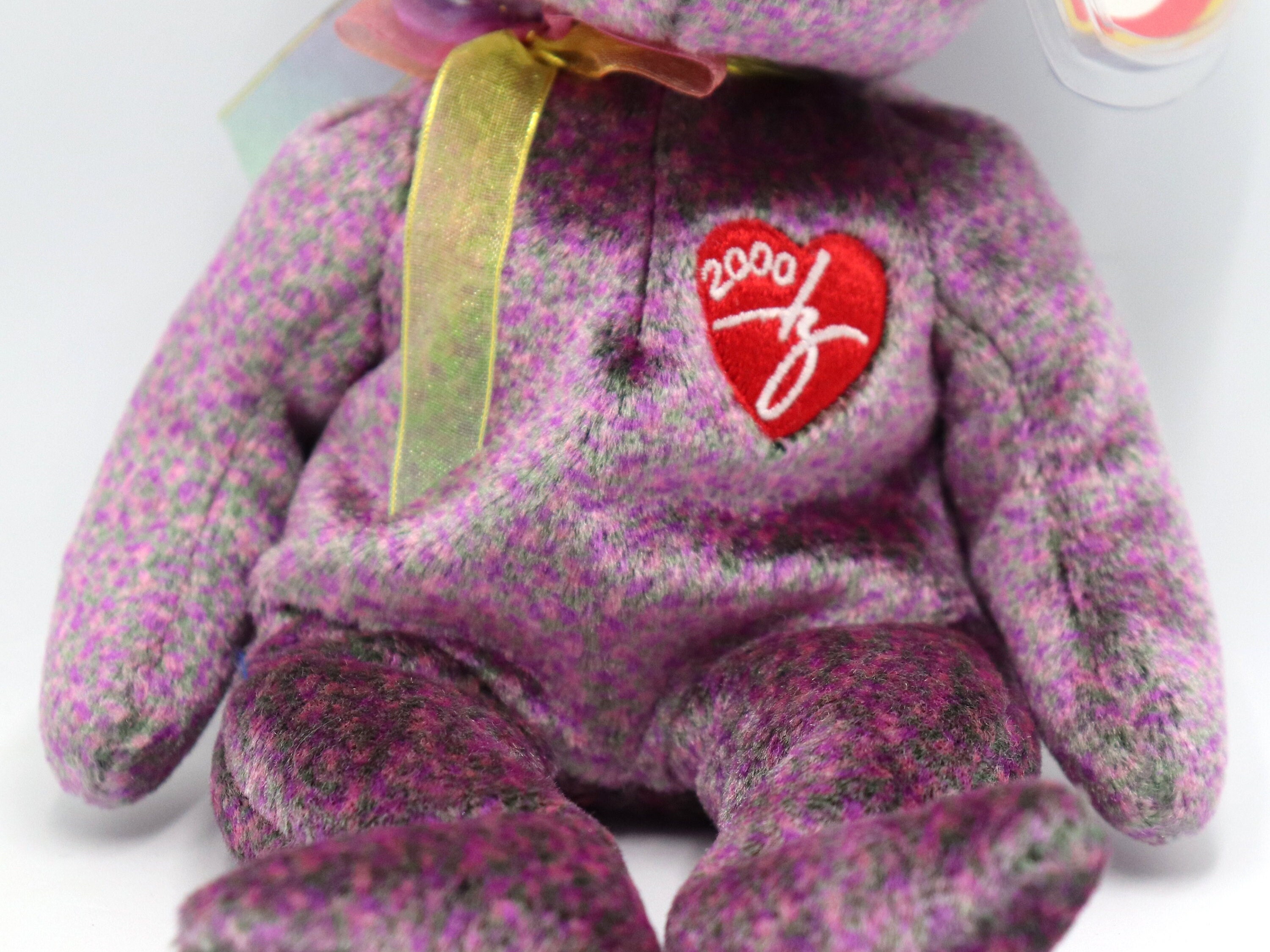 Vintage TY Beanie Baby 'year of 2000' Signature Year Purple