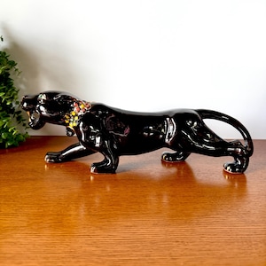 50s Ceramic Panther - Etsy