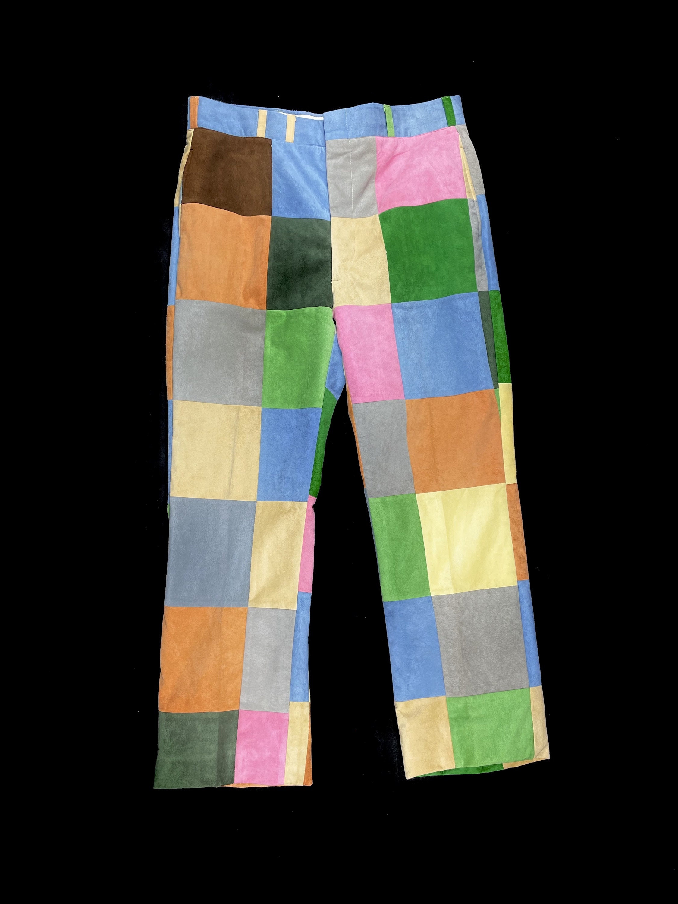 UO Straight Fit Corduroy Patchwork Beach Pant | Urban Outfitters Australia  Official Site