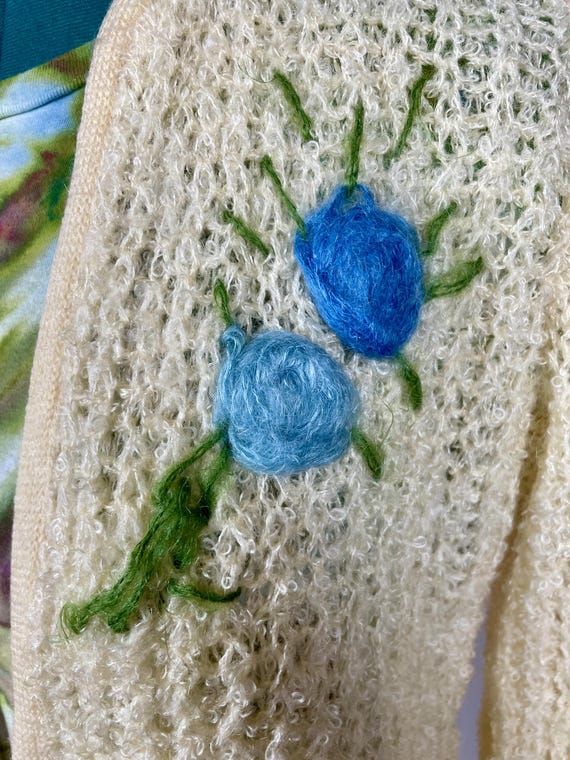 トップス Vintage 50s 60s mohair knit cardigan vintage 50s mohair cardigan – 86 Vintage