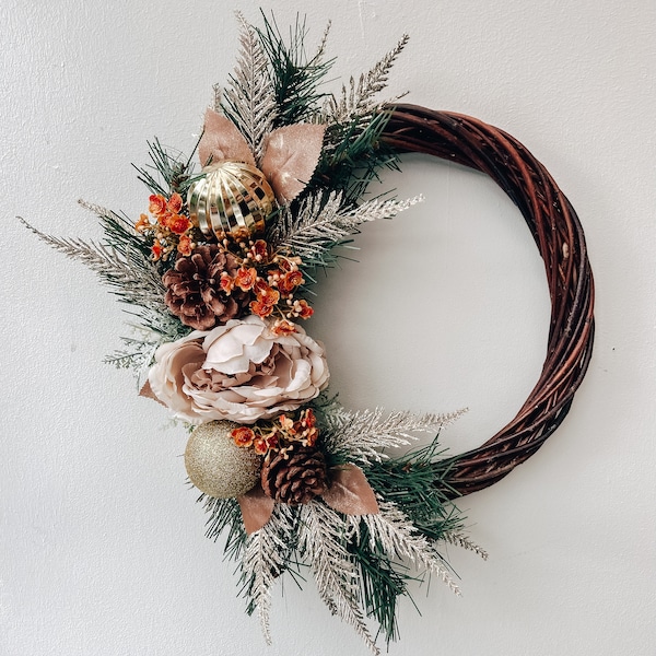 Christmas Wreaths for Front Door Etsy UK