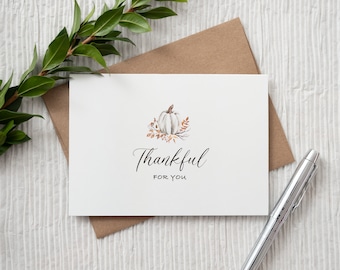 Thankful Cards - Set of 10 -Real Estate Cards - Thankful For You
