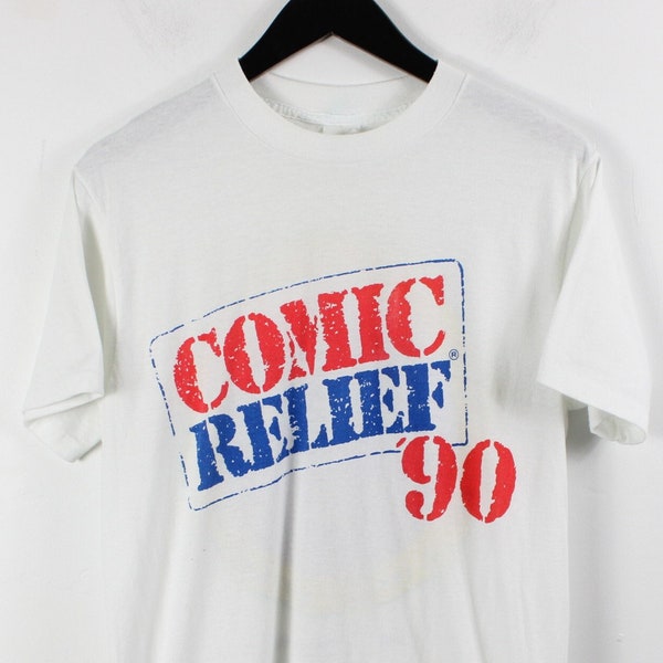 1990 Comic Relief Shirt / Radio-City Music-Hall T-Shirt / Vintage American Graphic Promo