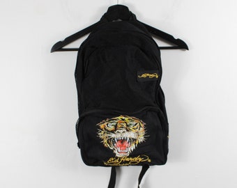 Mochila Ed-Hardy / Mochila Christian Audigier / Década de 2000 / Y2K / 1999 Tattoo Art