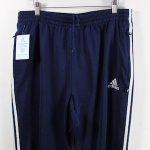 Vintage Adidas Windbreaker Track Pants | Tear-Away Style | Y2K Athletic Streetwear | Unisex Retro Sportswear