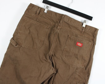 Carpenter Pants / Vintage Dickies Construction Workwear Studio Cargo Utility Trousers / 90s Streetwear Jeans / 40x30