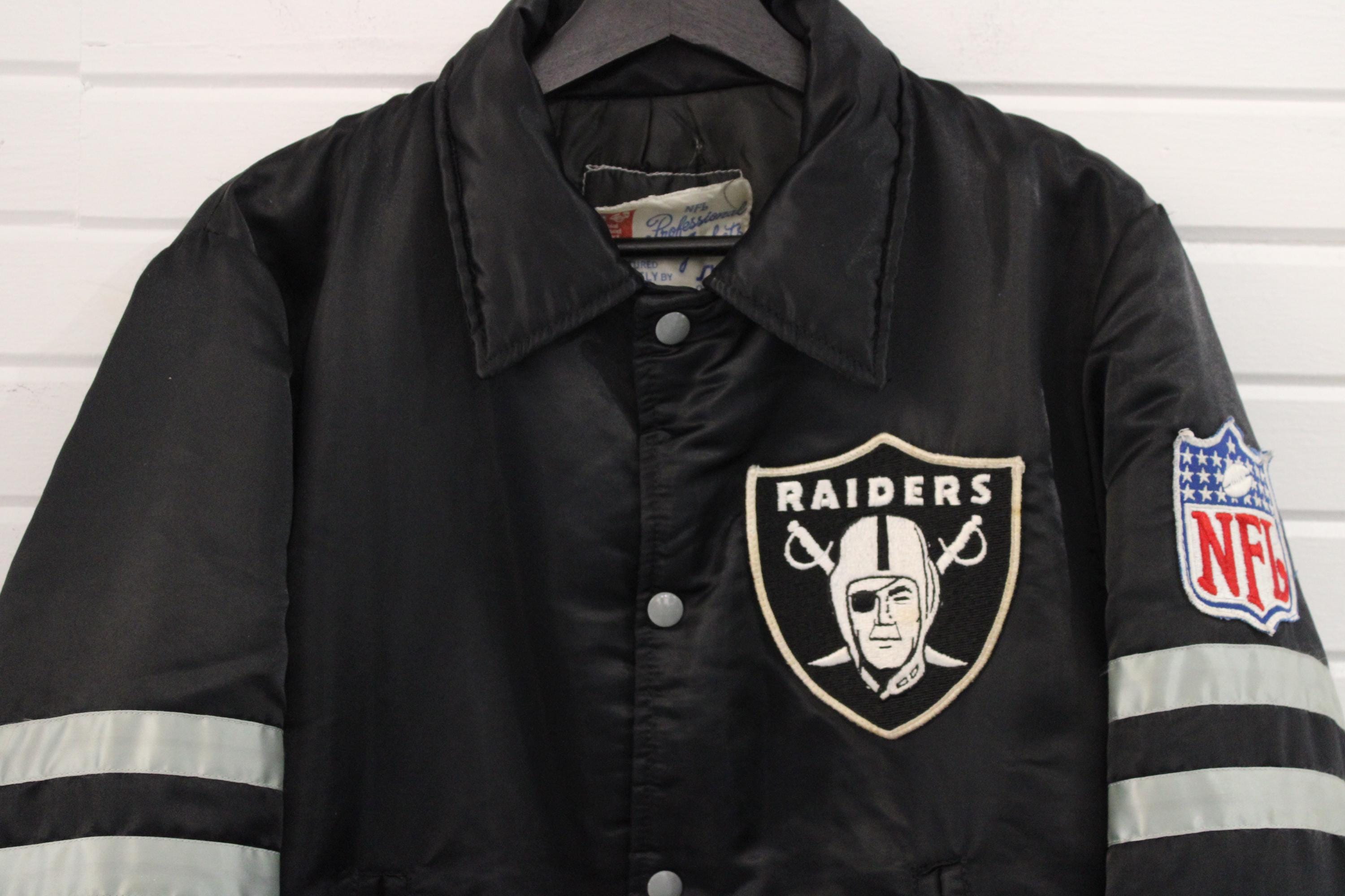 80s STARTER製 NFL RAIDERS stadium jacket 80s STARTER製 NFL RAIDERS stadium jacket