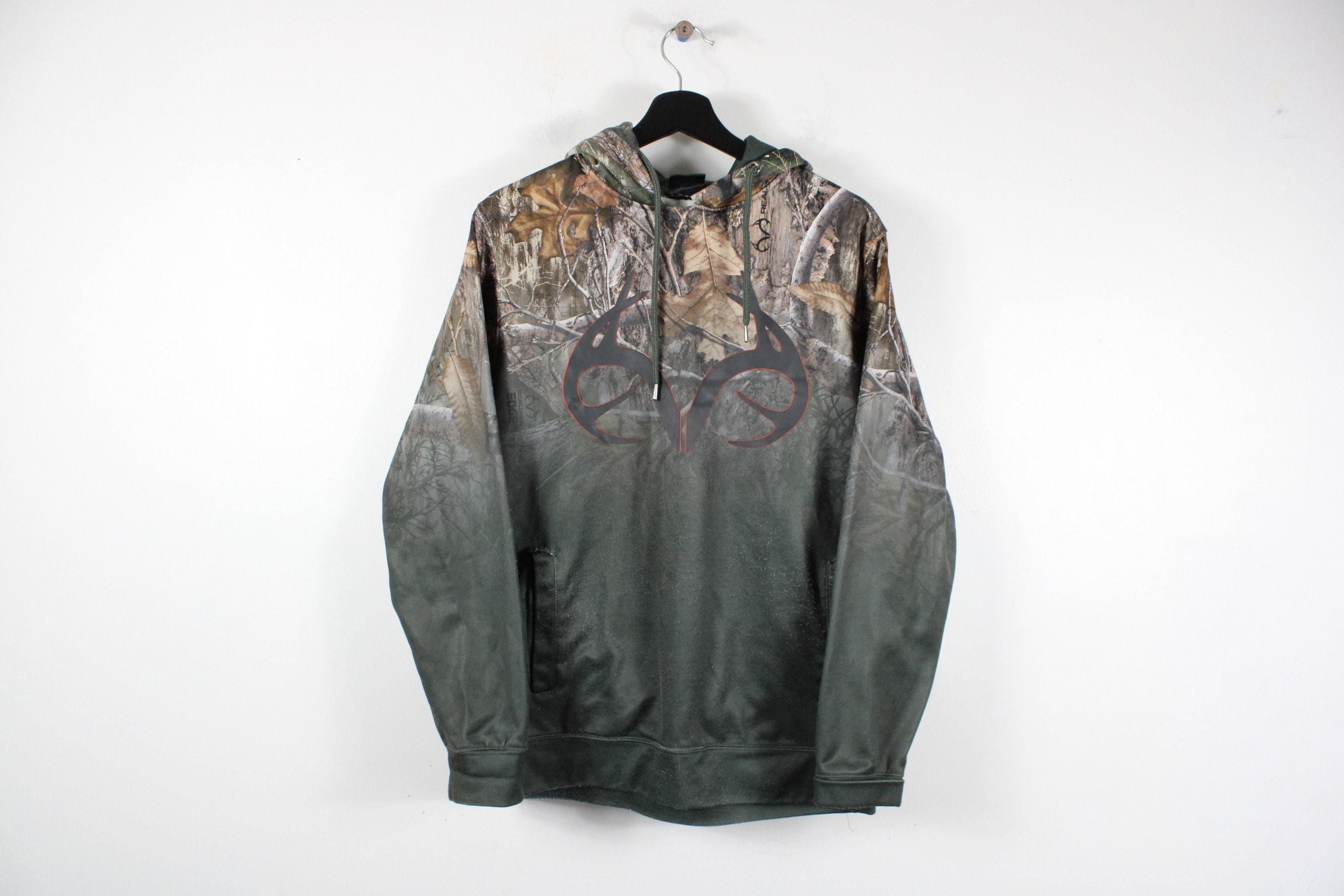 Realtree Hoodie Vintage 90s Camouflage Hunting Hoody Sweater Hunter Hooded Sweatshirt Clothing Etsy Australia