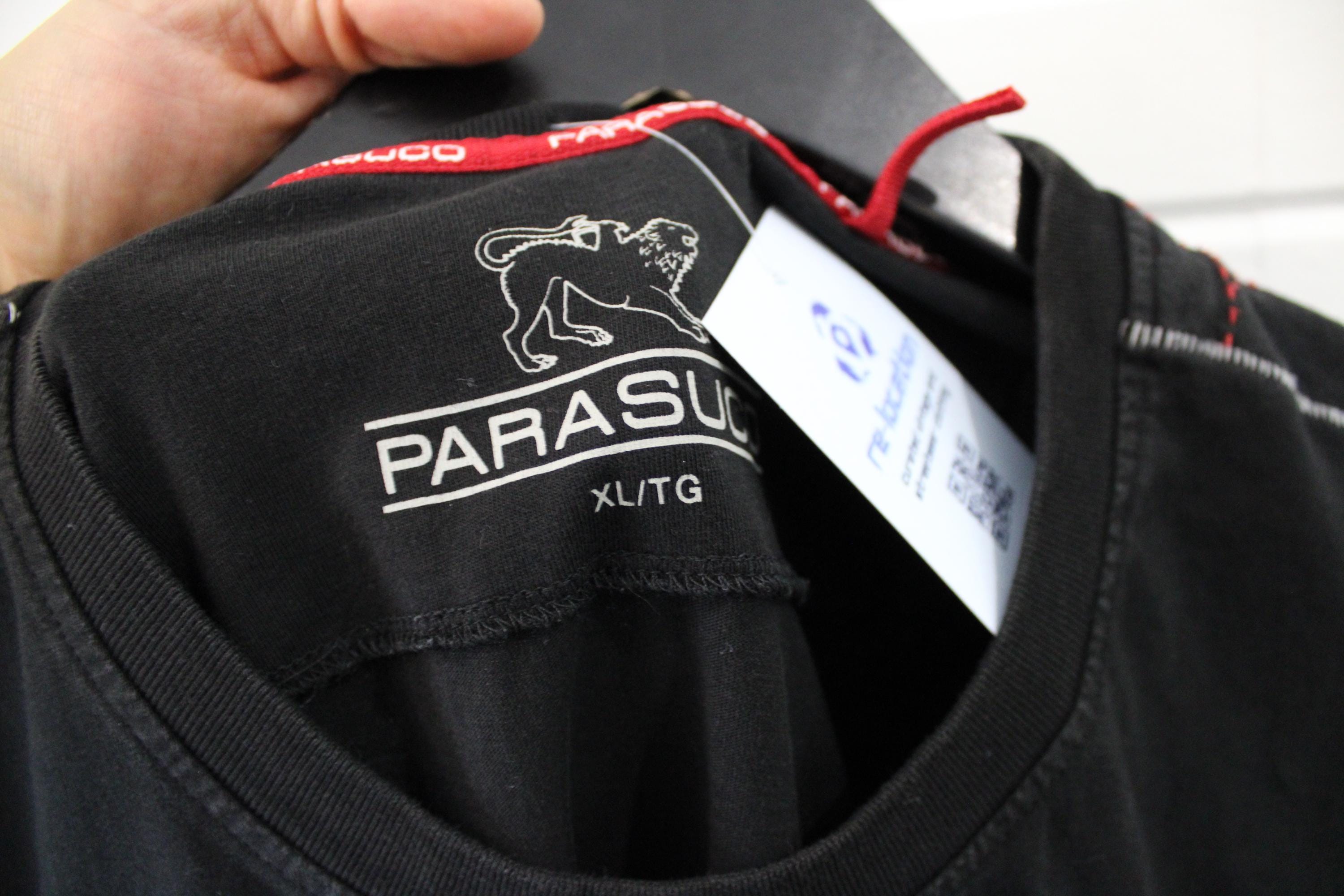 Parasuco Graphic T-shirt | Vintage Y2K Streetwear Tee | Black Embroidered  Logo XL - Etsy New Zealand, image size:3000x2000