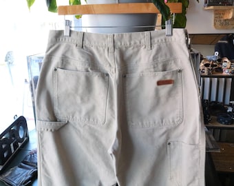 Pantalones Sorel / Pantalones de trabajo utilitarios de lona color canela estilo vintage de los años 2000 con bolsillos de carpintero / Ropa de trabajo resistente para exteriores