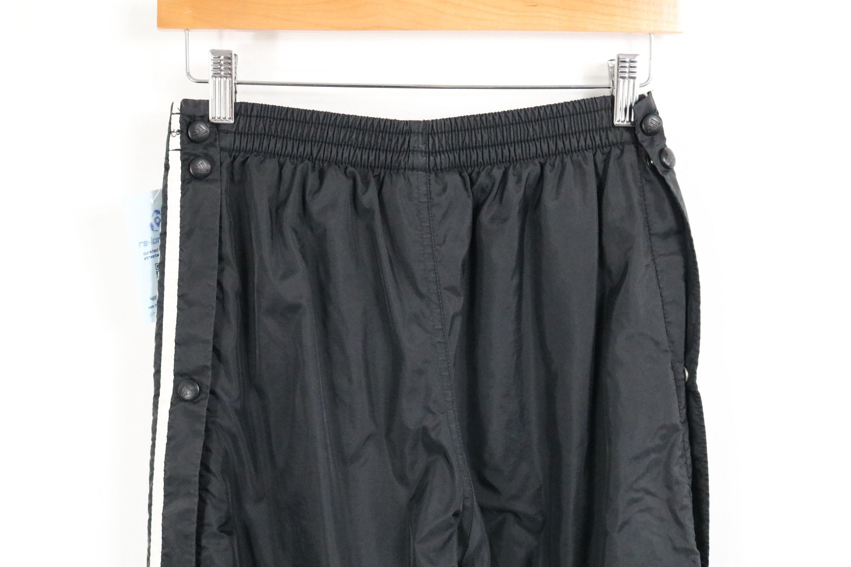 パンツ 90s OLD Track Pants Side Snap Vintage 90s Black Adidas Snap