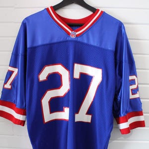 Apex-One Buffalo-Bills Jersey | Vintage NFL Football Jersey | #27 Blue + Red Mesh