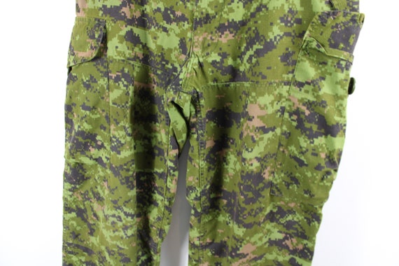Vintage Camo Pants / Canadian Military Green Camo… - image 3