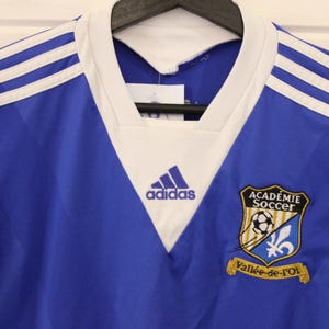 Adidas Académie-Soccer Jersey | Vintage Team Shirt Number 22 | Classic Blue Soccer Top