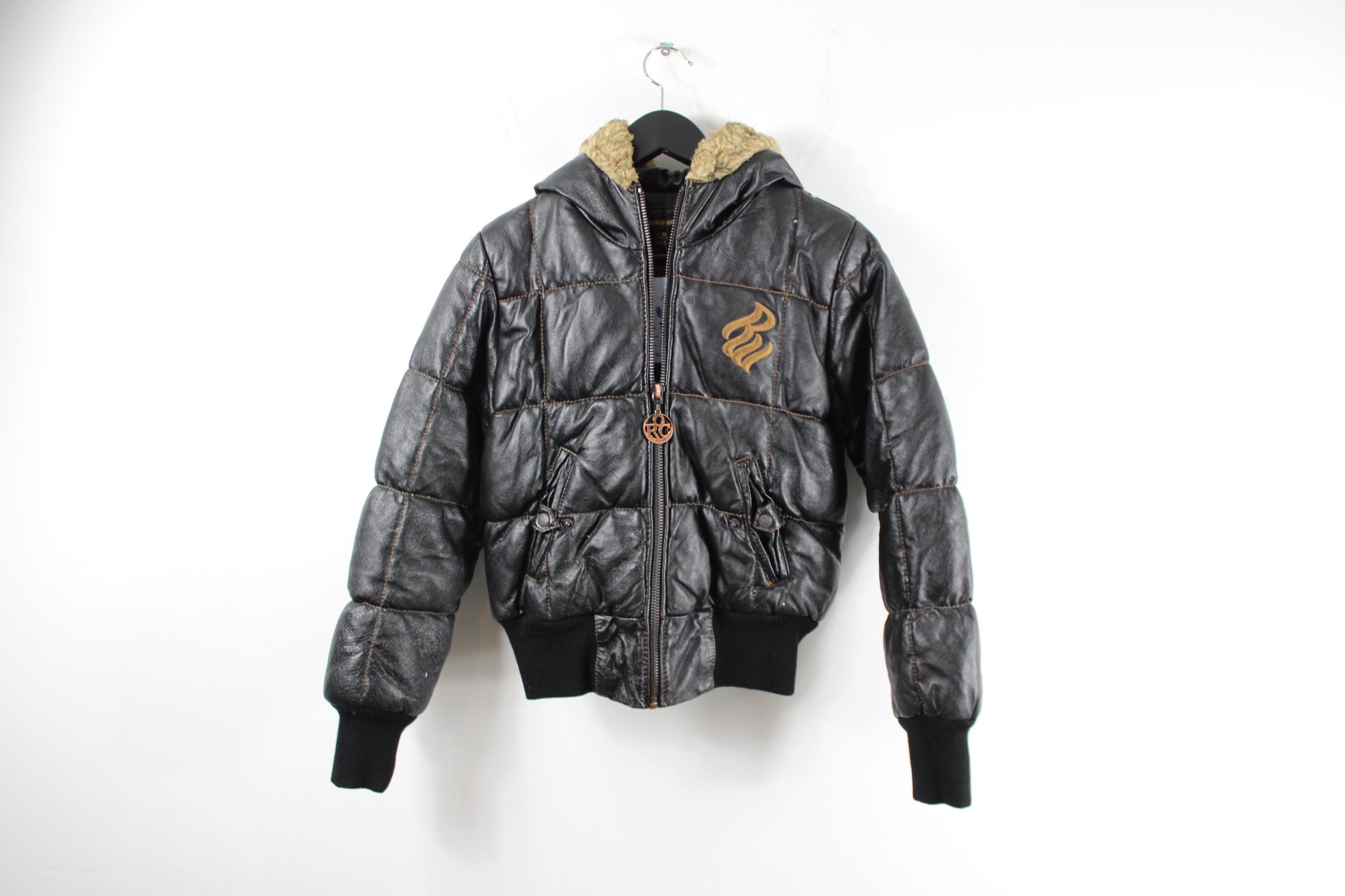 Leather Bomber Rocawear Bomber Jacket Womens Vintage Rocawear