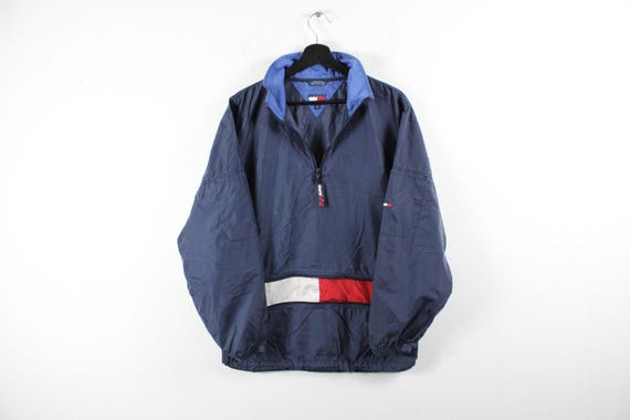 Tommy Hilfiger Zip-up Jacket / Vintage Anorak Pullover Windbreaker