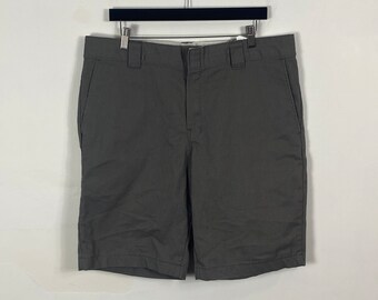 Dickies Shorts / 90er Jahre Vintage Canvas Cargo Badehose / Streetwear / Hip Hop Kleidung / Größe 36