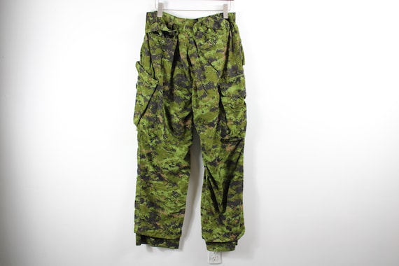 Vintage Camo Pants / Canadian Military Green Camo… - image 6