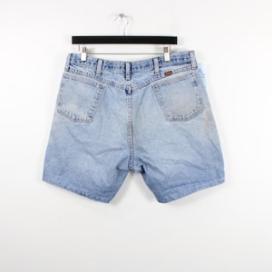 Jean Shorts | Vintage Baggy Rustler Y2k Denim Jorts | 2000s Hip-Hop Fashion / Streetwear Style Clothing