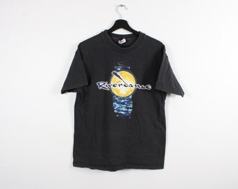 River-Dance T-Shirt / Vintage Graphic Tee Shirt / Hanes Heavy-Weight / 90s Clothing