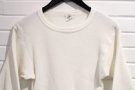 Northwest-territory Thermal Shirt Vintage Waffle Knit Long