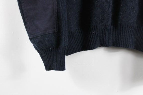 Cable-Knit UK Sweater / Made-In-England / 90s-80s… - image 3