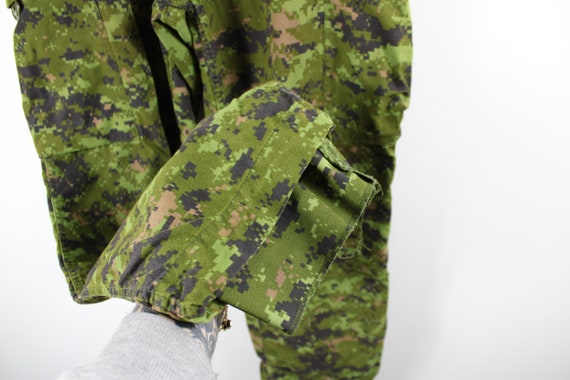 Vintage Camo Pants / Canadian Military Green Camo… - image 4