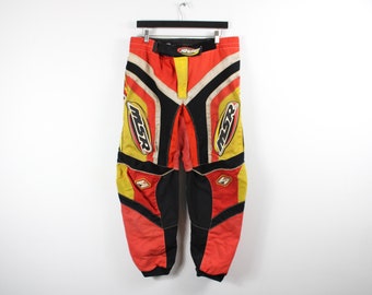 Motocross Pants / Vintage Dirt-Bike Racing Trouser / 90s / 2000s / Y2k