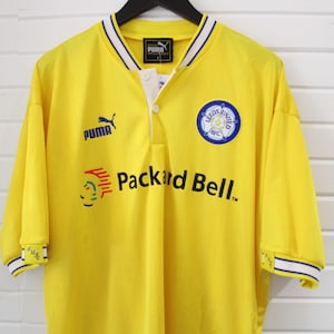 Puma Leeds-united Football Jersey | Vintage 90s Premier-league