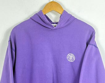 Sudadera con capucha Club-Monaco / Sudadera con capucha con logo vintage de los años 2000 / Sudadera informal morada