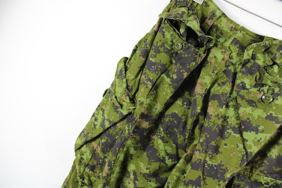 Vintage Camo Pants / Canadian Military Green Camo… - image 7