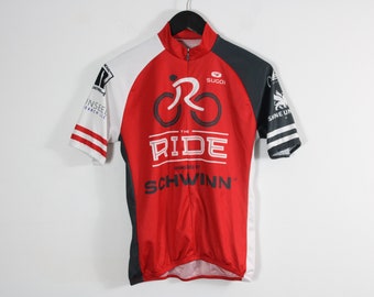 Cycling Jersey / Vintage The Ride Bicycle Team Racing Top / 90s Cycle Clothing