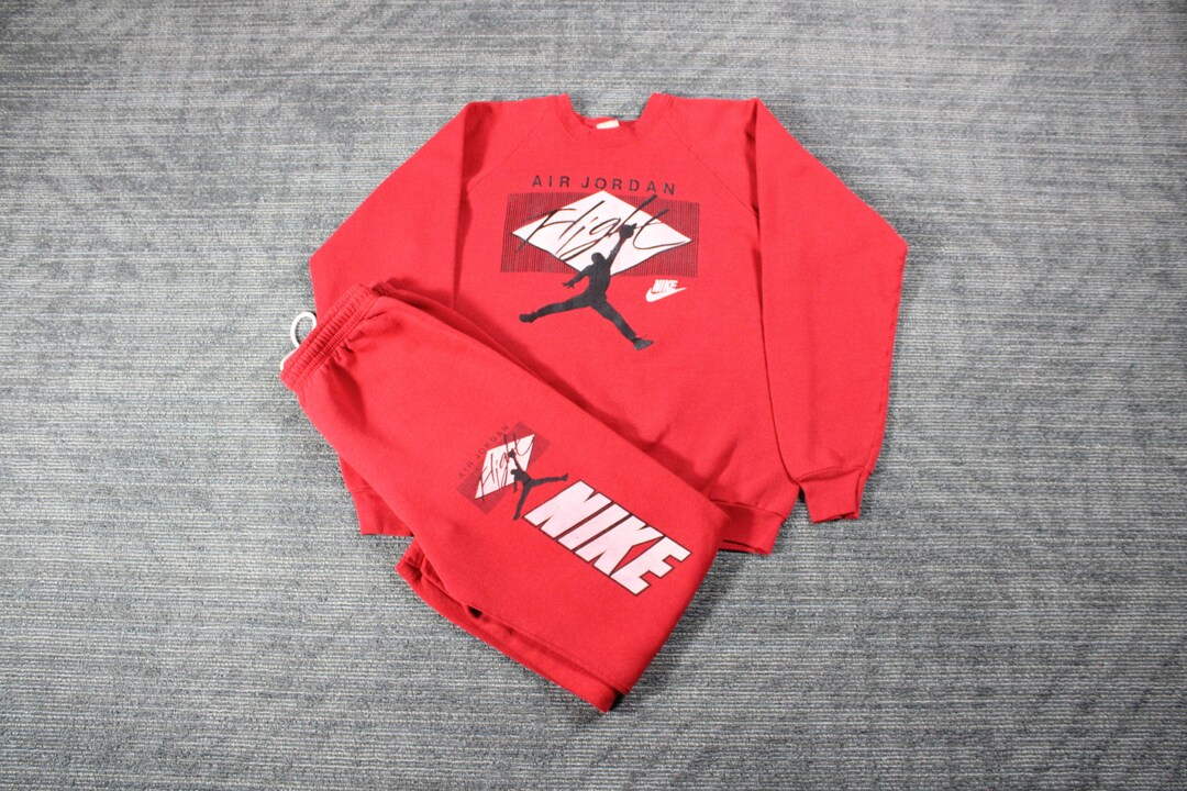 Nike Tracksuit / Air Jordan Sweatsuit / Vintage Sweater and Etsy