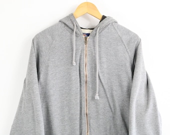 Dickies Hoodie | Vintage 2000s Waffle-Lined Zip-Up Hoodie | Workwear Streetwear Layer