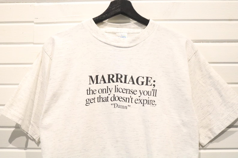 Alo-Ré T-Shirt | Vintage Marriage Quote Graphic Tee | Humor Novelty Shirt image 1