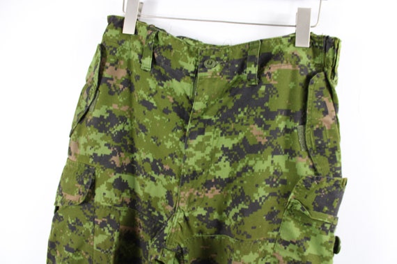 Vintage Camo Pants / Canadian Military Green Camo… - image 2