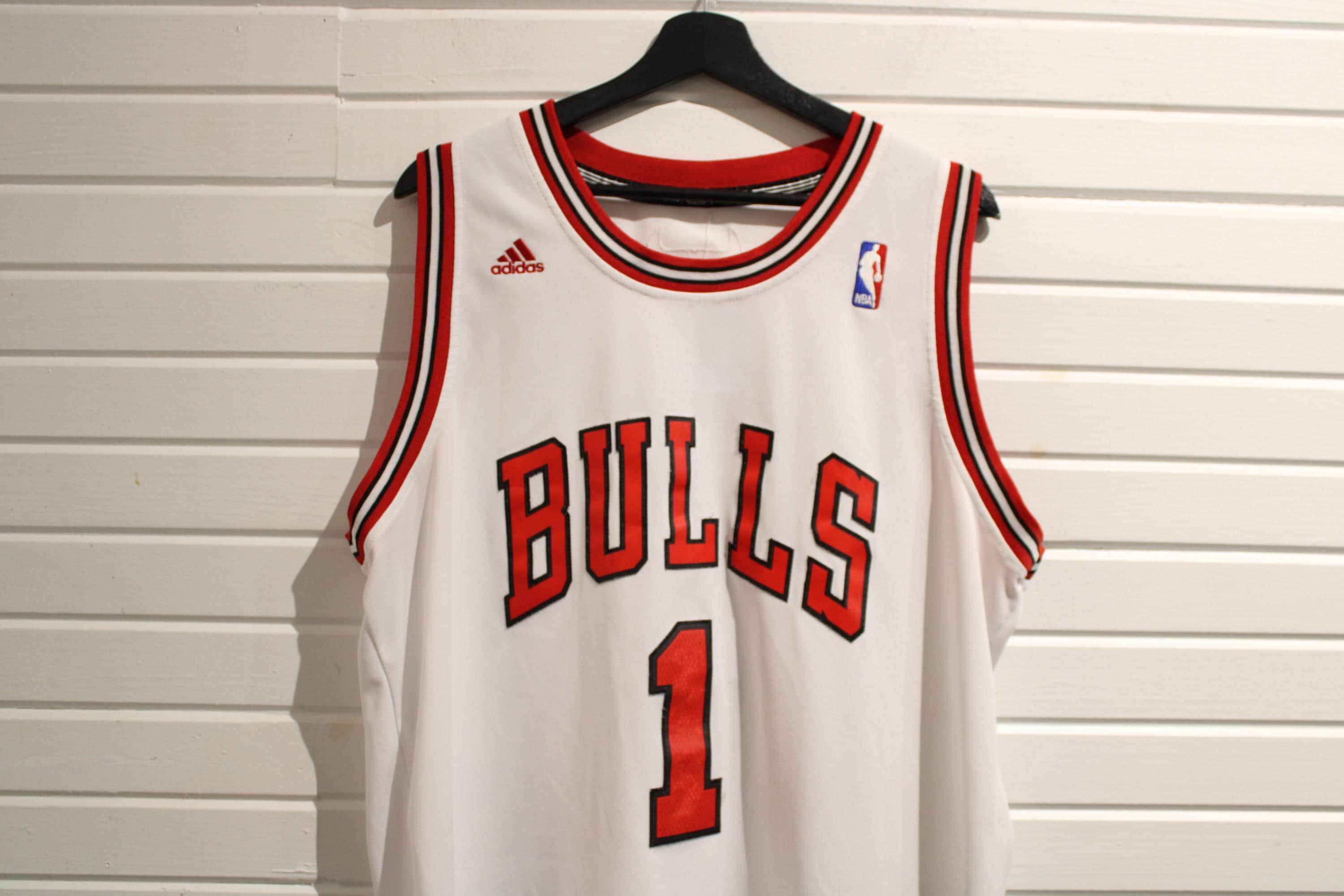 Adidas Chicago-bulls Rose Jersey | Vintage Basketball Number 1 