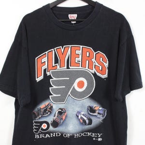 Philadelphia-Flyers T-Shirt | Vintage NHL Hockey Graphic Tee | 90s Brand Of Hockey Shirt