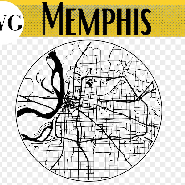 Memphis City Map, svg File, Memphis Gift, Memphis Coaster, Memphis Ornament, Memphis Tennessee, Glowforge, Laser Cut Coaster, Glowforge svg